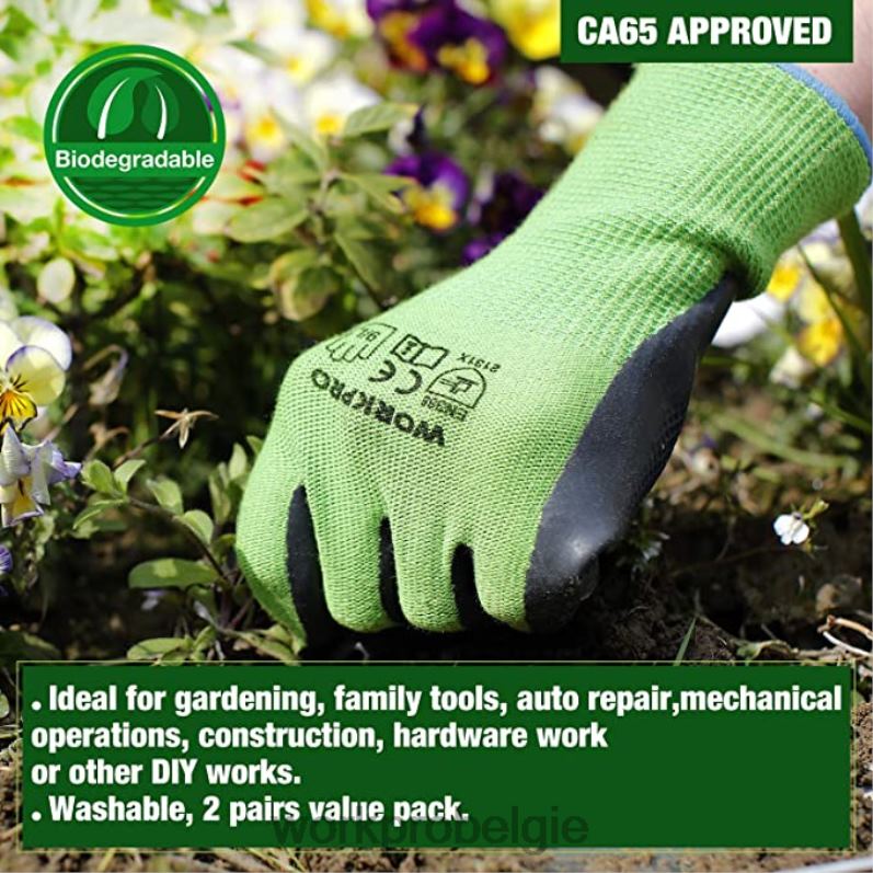 WORKPRO accukettingzaag & 7-delige tuingereedschapset & 2 paar tuinhandschoenen & tuinkniebeschermers 6BNP0314 hulpmiddel bruikbaar