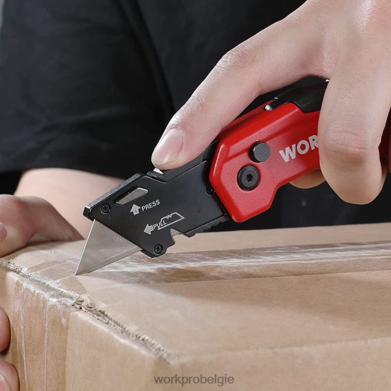 WORKPRO mesbladen, sk5 navullingen voor stalen box-messen, standaardformaat met individuele dispenser, verpakking van 50 6BNP055 hulpmiddel morden