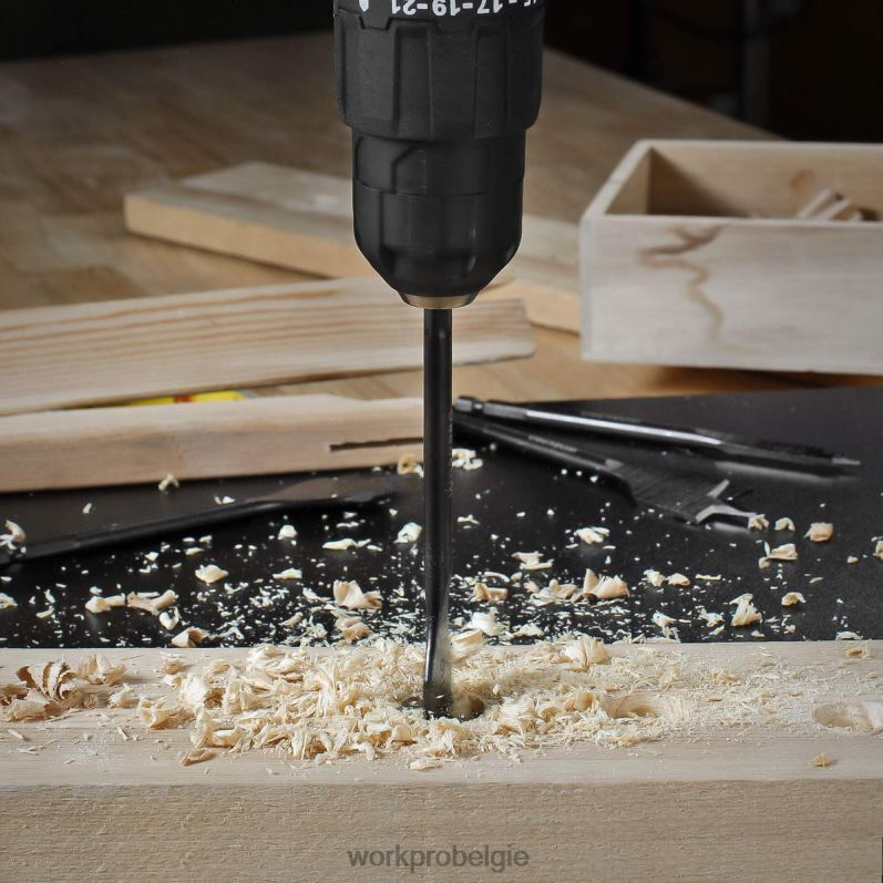 WORKPRO 10-delige premium koolstofstaal professionele spadeborenset 6BNP0192 hulpmiddel behulpzaam