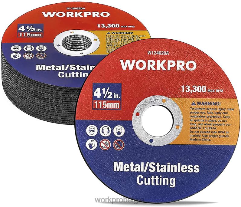 WORKPRO 20 stuks metalen roestvrijstalen doorslijpschijven dunne metalen doorslijpschijf voor haakse slijper 6BNP0195 hulpmiddel bruikbaar