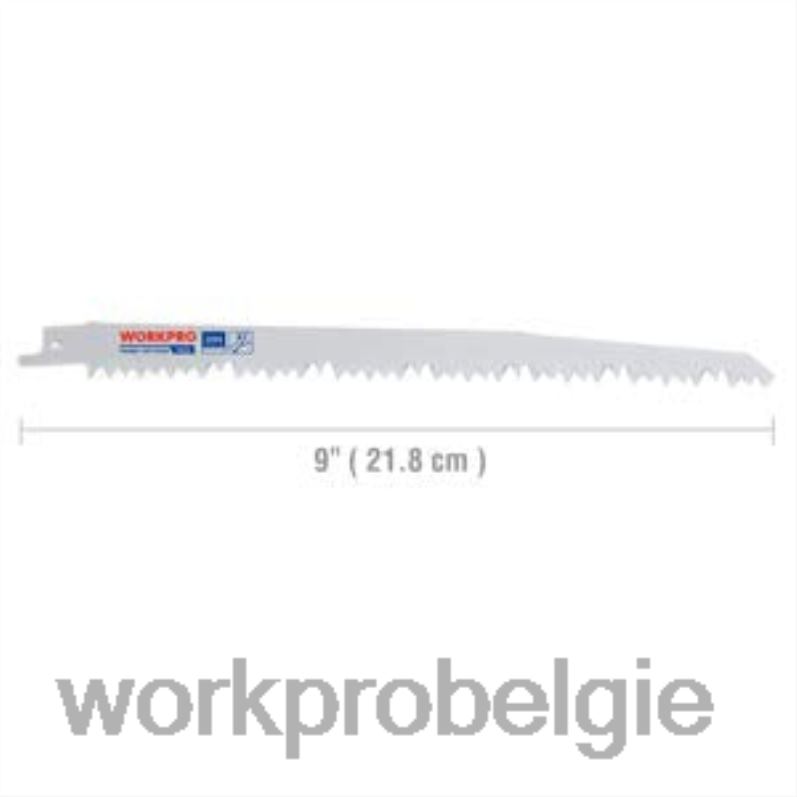 WORKPRO 5-delige 9-inch reciprozaagbladenset voor houtsnoei 6BNP0208 hulpmiddel behulpzaam