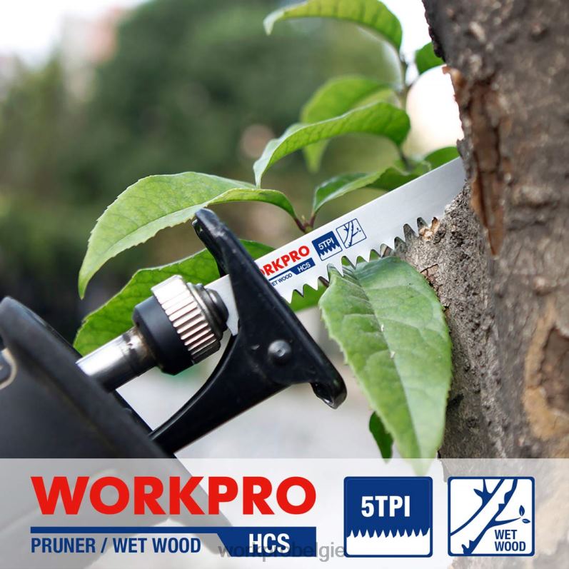 WORKPRO 5-delige 9-inch reciprozaagbladenset voor houtsnoei 6BNP0208 hulpmiddel behulpzaam