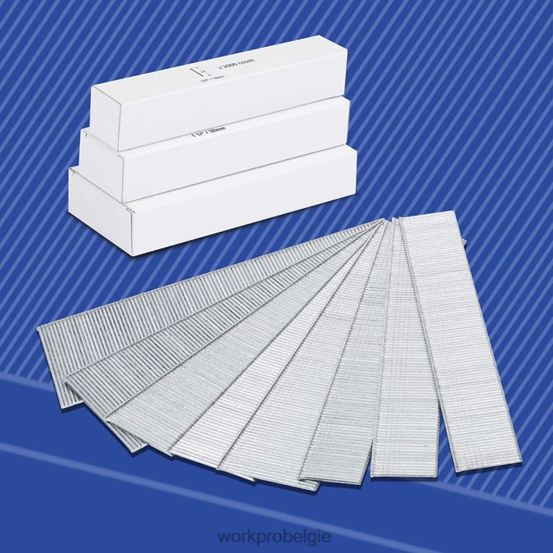 WORKPRO 6000 stuks universele 18 gauge brad-spijkers voor pneumatische elektrische brad-spijkermachine 6BNP0207 hulpmiddel behulpzaam