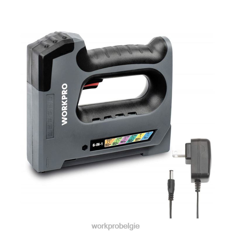 WORKPRO 6 in 1 3,6 V oplaadbaar draadloos nietpistool 6BNP0166 hulpmiddel bruikbaar