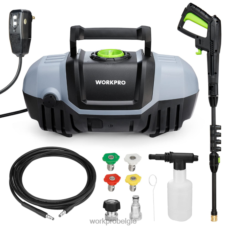 WORKPRO 1900 max psi 1,8 gpm 12 ampère compacte elektrische hogedrukreiniger 6BNP0299 hulpmiddel behulpzaam
