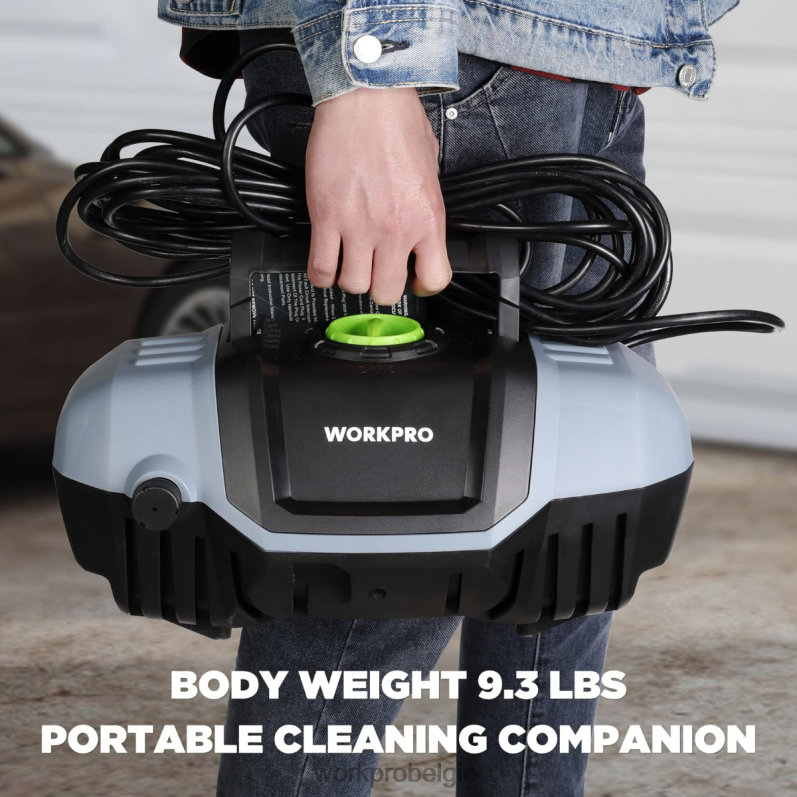 WORKPRO 1900 max psi 1,8 gpm 12 ampère compacte elektrische hogedrukreiniger 6BNP0299 hulpmiddel behulpzaam