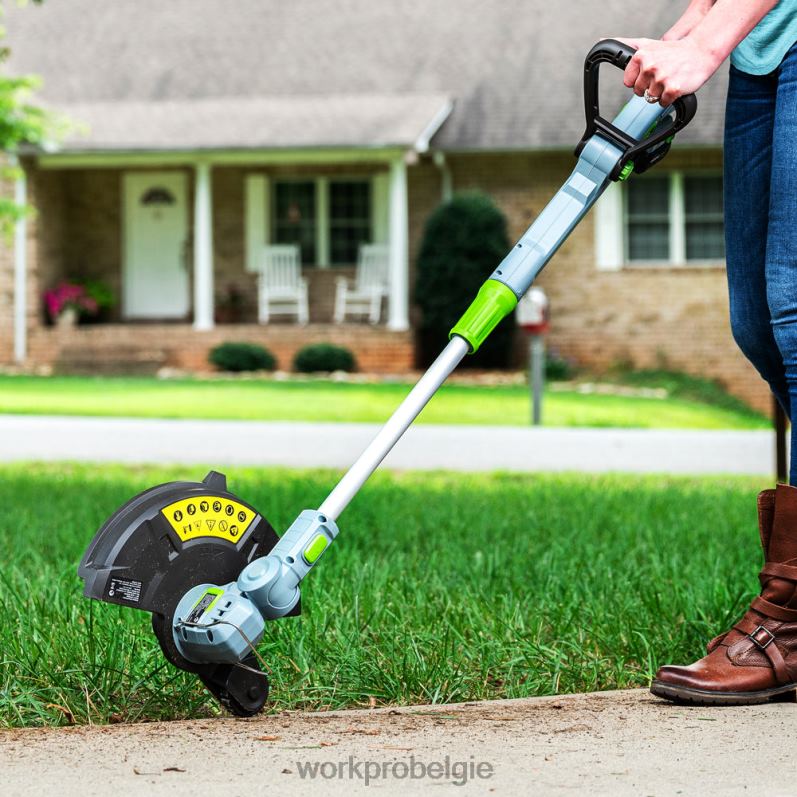 WORKPRO 20 V draadloze grastrimmer / kantensnijder 12 inch met 2 Ah lithium-ionbatterij Snellader voor 1 uur Inclusief trimmersnoer van 4,5 m 6BNP0293 hulpmiddel behulpzaam