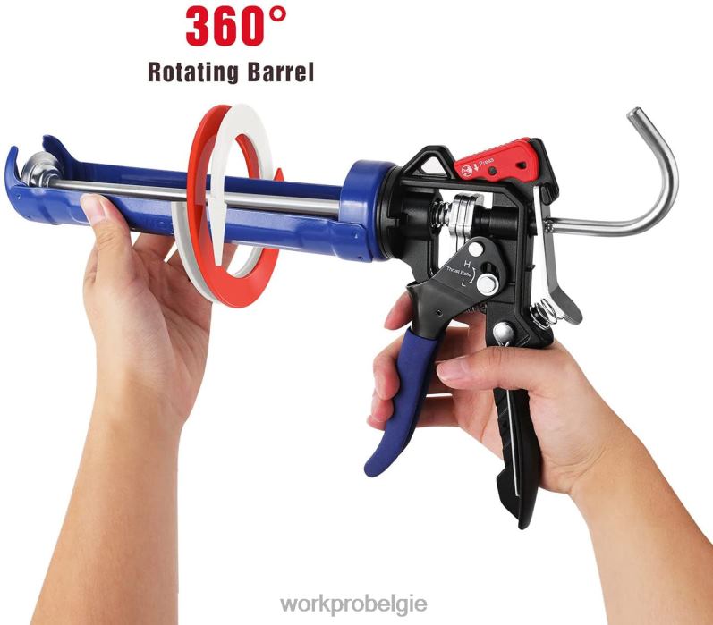 WORKPRO Kitpistool met instelbare stuwkrachtverhouding voor standaard kitbuizen 6BNP0135 hulpmiddel behulpzaam