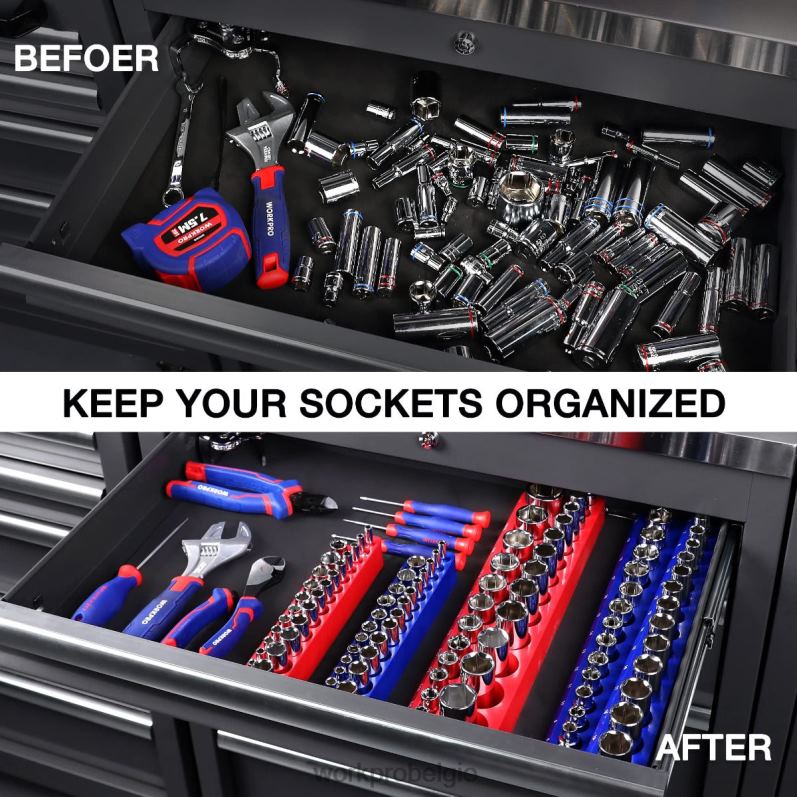 WORKPRO magnetische houder organizer set van 4 6BNP0134 hulpmiddel morden