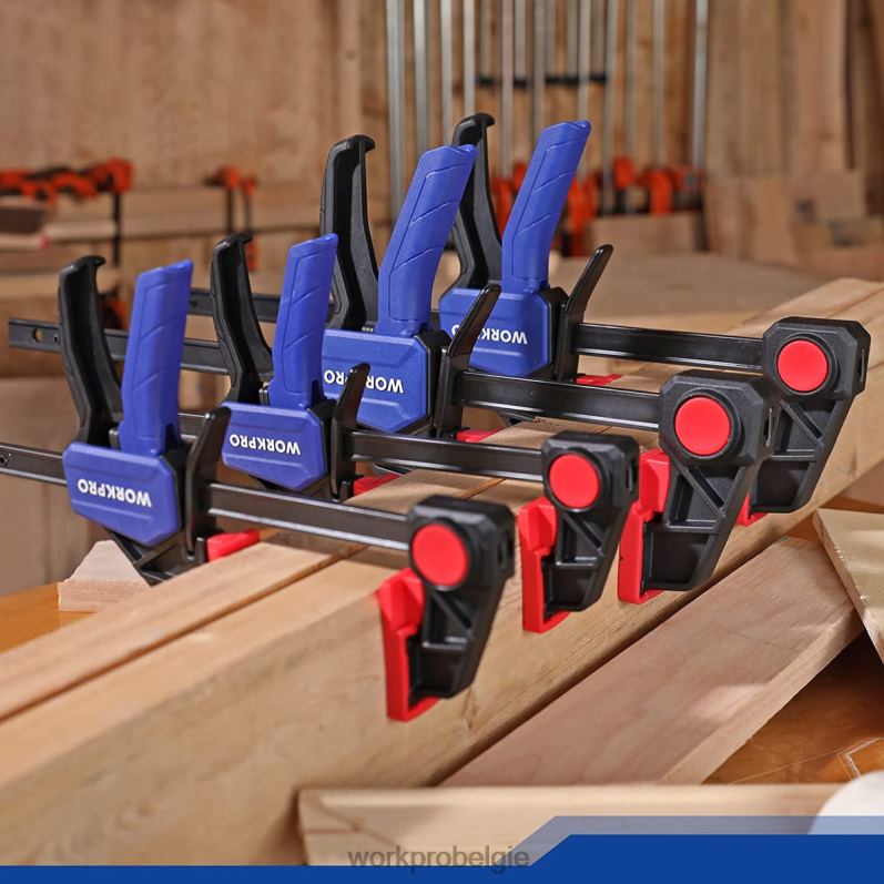 WORKPRO staafklemmen voor houtbewerking, 150/300lbs cap 6BNP0121 hulpmiddel nieuw