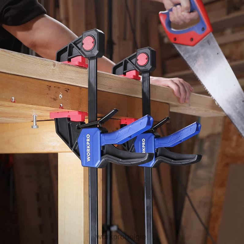 WORKPRO staafklemmen voor houtbewerking, 150/300lbs cap 6BNP0121 hulpmiddel nieuw