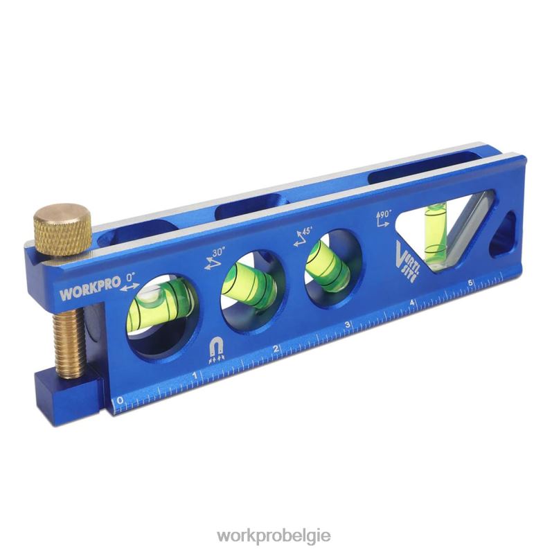 WORKPRO torpedo-niveau van aluminiumlegering 6-1 / 2 inch 6BNP0110 hulpmiddel bruikbaar