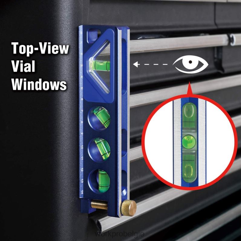 WORKPRO torpedo-niveau van aluminiumlegering 6-1 / 2 inch 6BNP0110 hulpmiddel bruikbaar