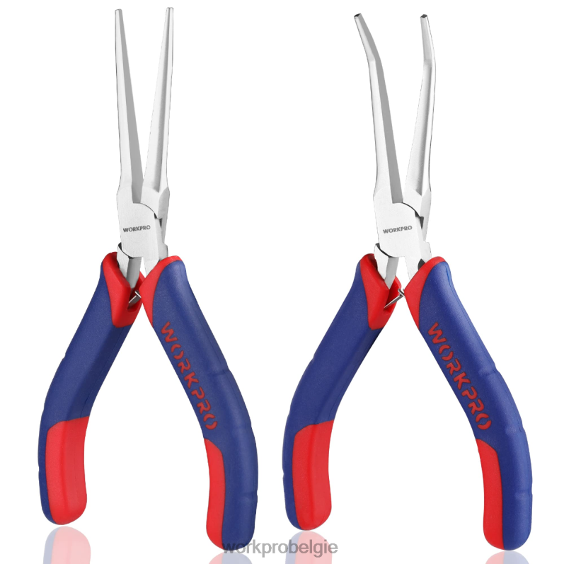 WORKPRO 2-delige mini-punttangset, lange bektang, gebogen bektang 6BNP073 hulpmiddel morden