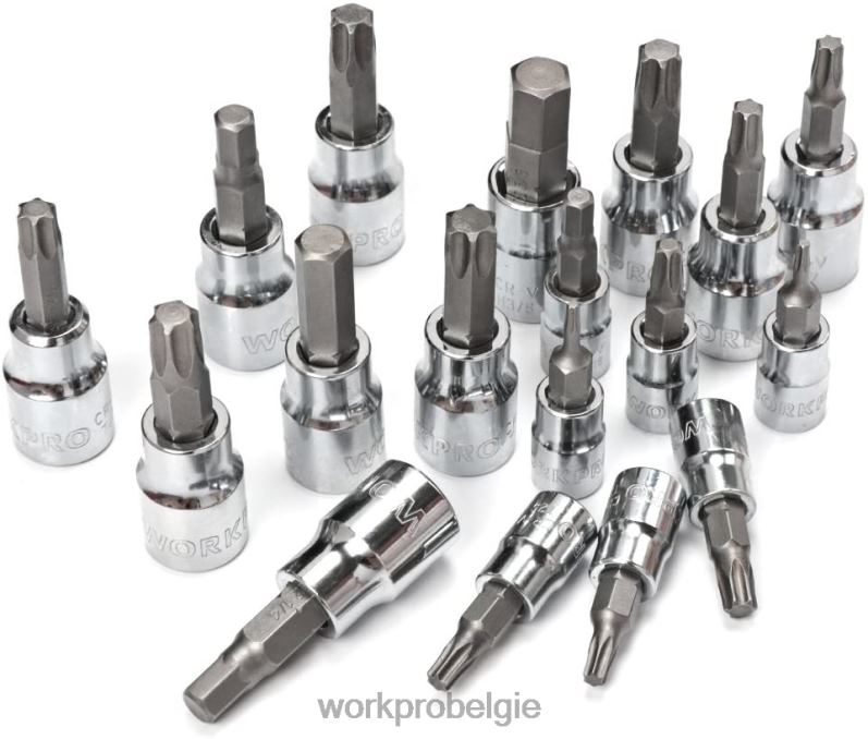 WORKPRO 450-delige universele professionele monteursgereedschapset met stevige koffer 6BNP0306 hulpmiddel bruikbaar