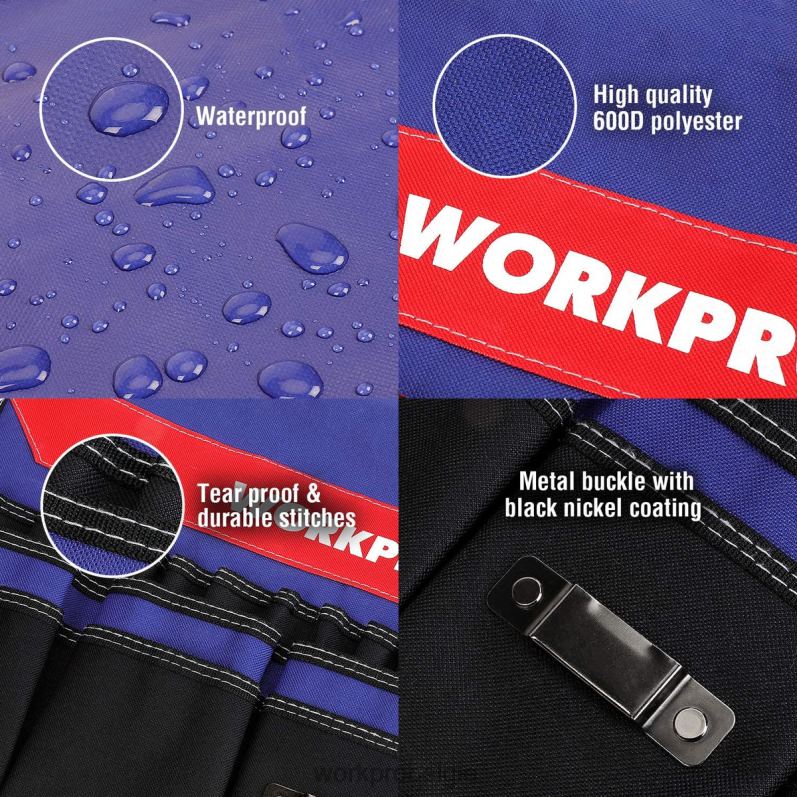 WORKPRO Emmer gereedschapsorganizer met 51 vakken (exclusief gereedschap) 6BNP020 opslag behulpzaam