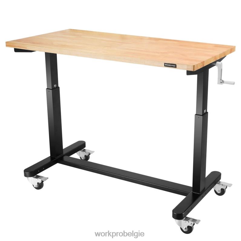 WORKPRO in hoogte verstelbare werktafel met slinger, met zwenkwielen en stelpoten, draagvermogen van 500 lbs 6BNP03 opslag bruikbaar